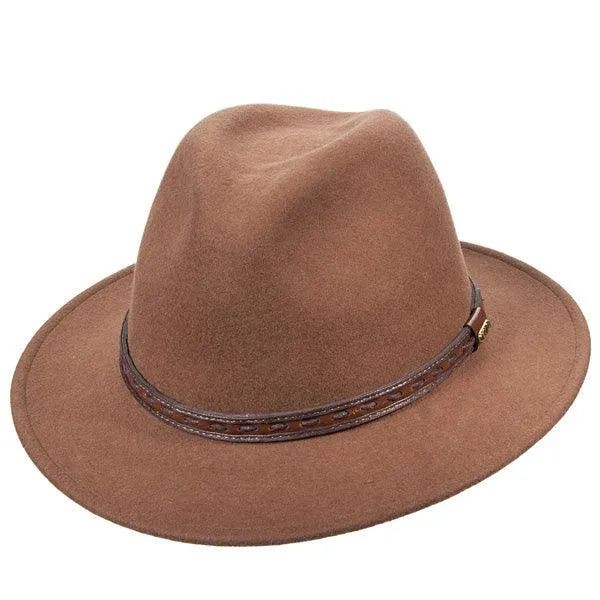 Scala Decatur - Soft Wool Felt Fedora Hat