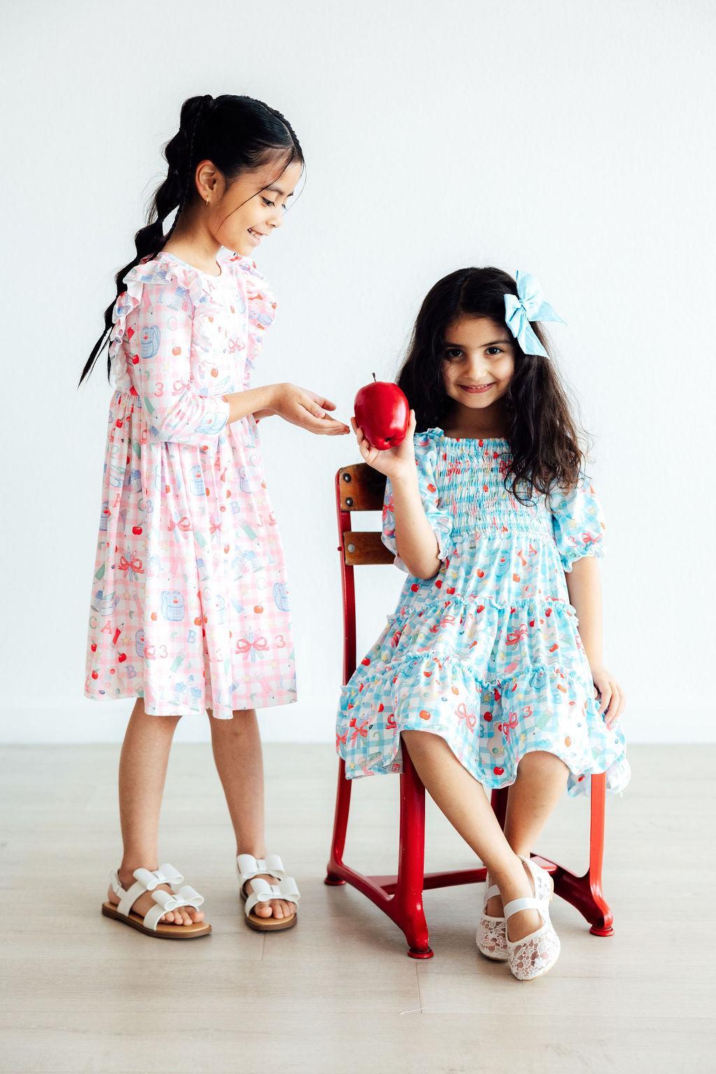School Days 3/4 Ruffle Twirl Dress