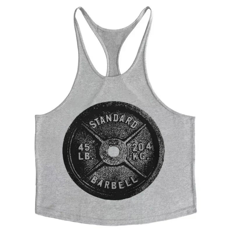 Men’s Y-Back Gym Stringer Tank Top