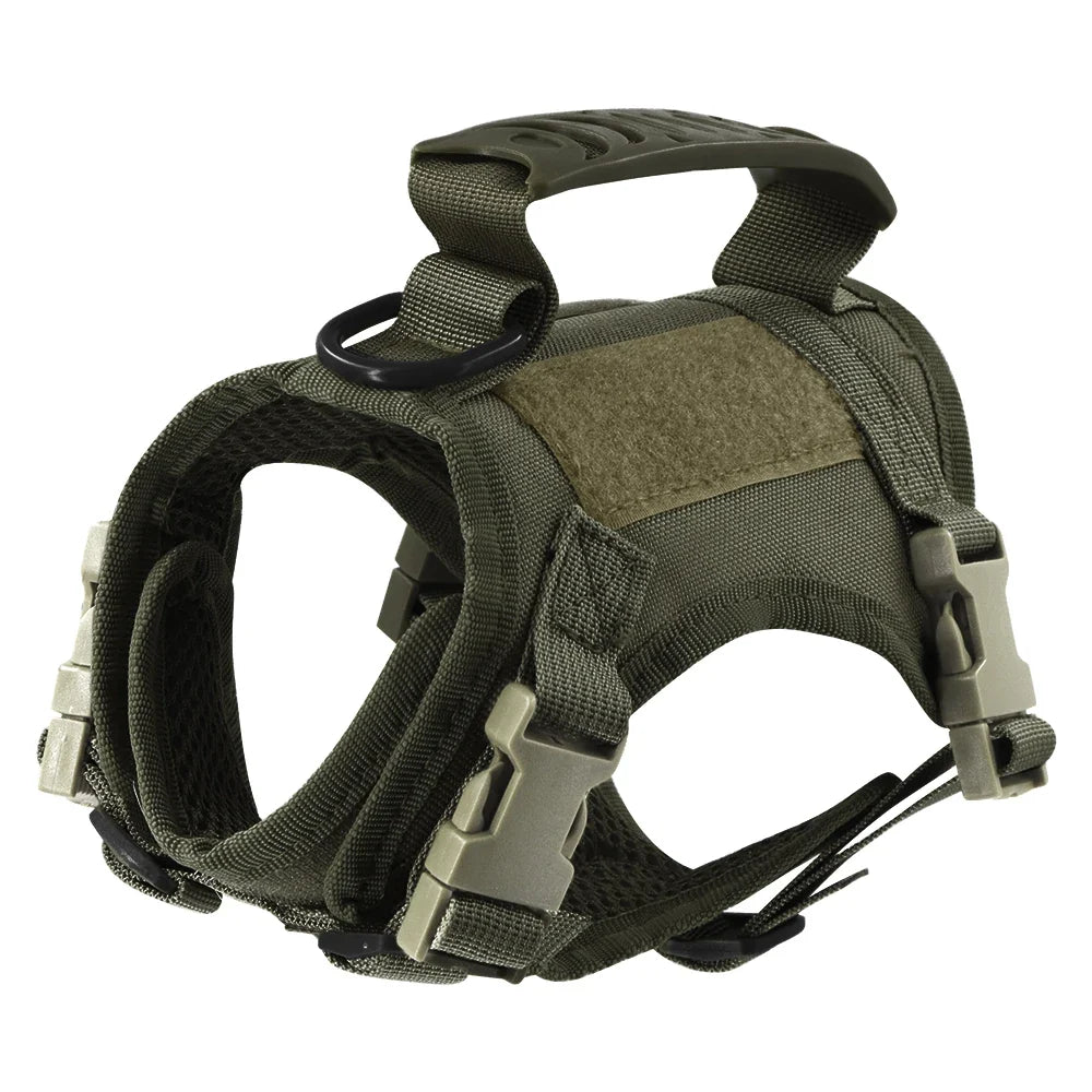 Tactical Cat Harness with 2 Patches Stickers Vest Harnesses