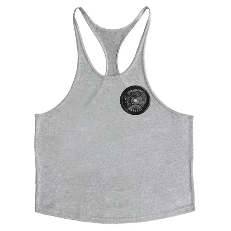 Men’s Y-Back Gym Stringer Tank Top