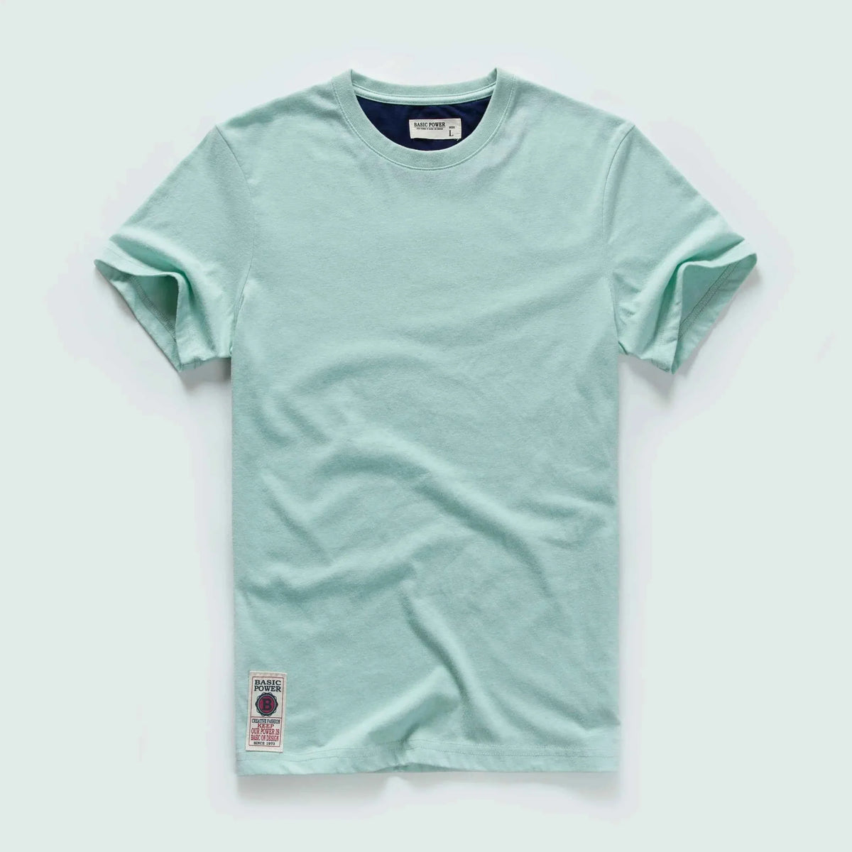Classic Cotton Men's Solid O-Neck Tee