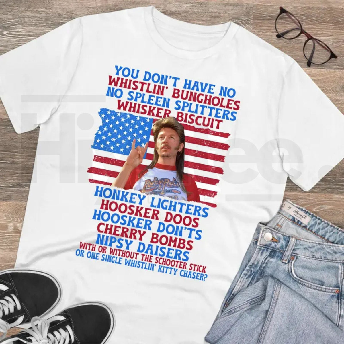 Ship Within 24 Hours Patriotic American Flag T-Shirt