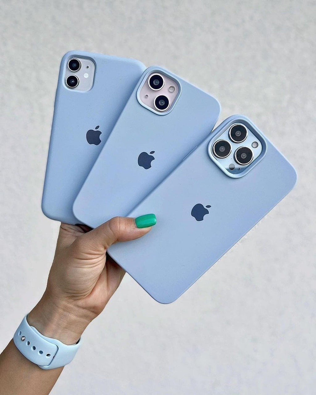 iPhone Silicone Case (Sky Blue)