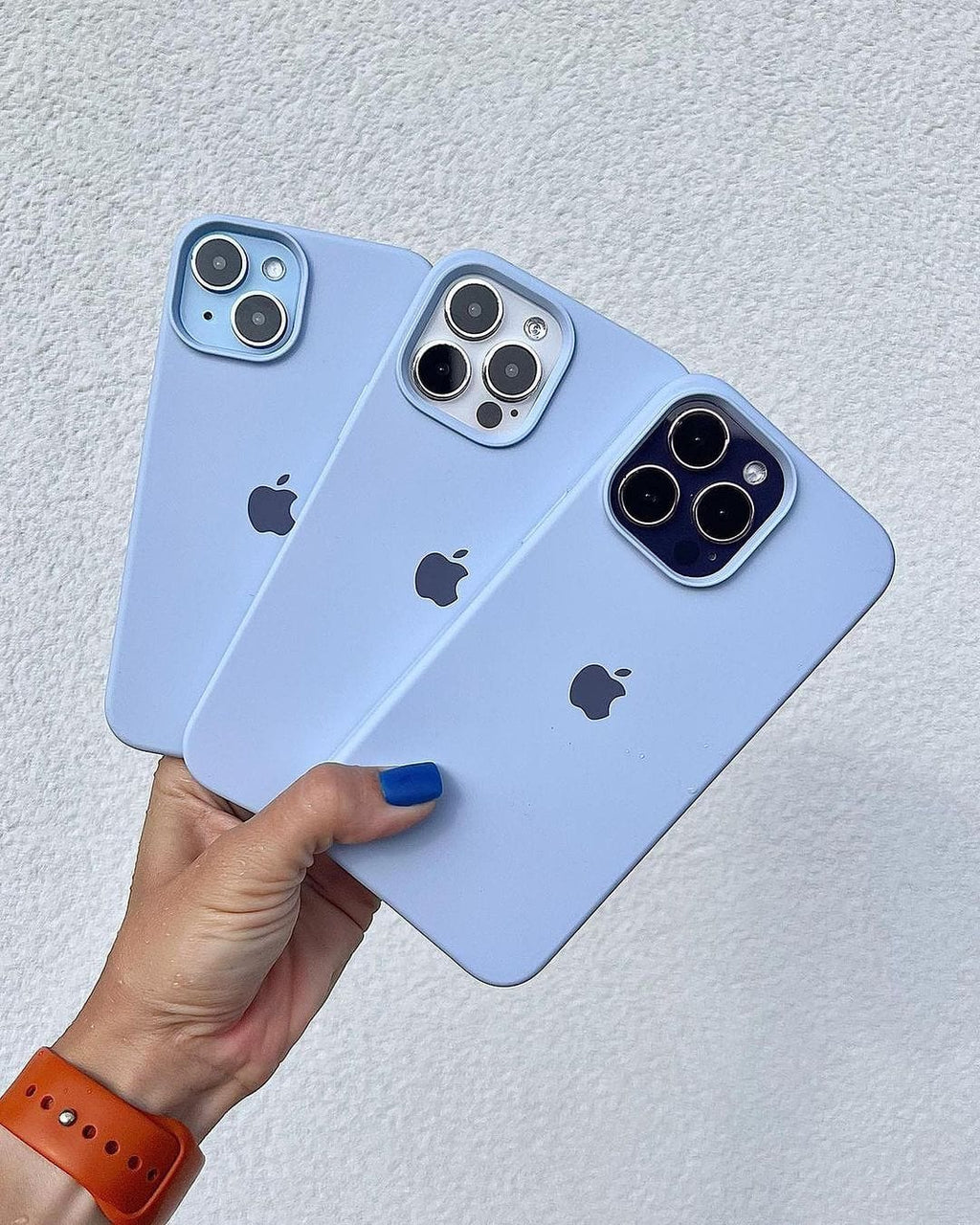 iPhone Silicone Case (Sky Blue)