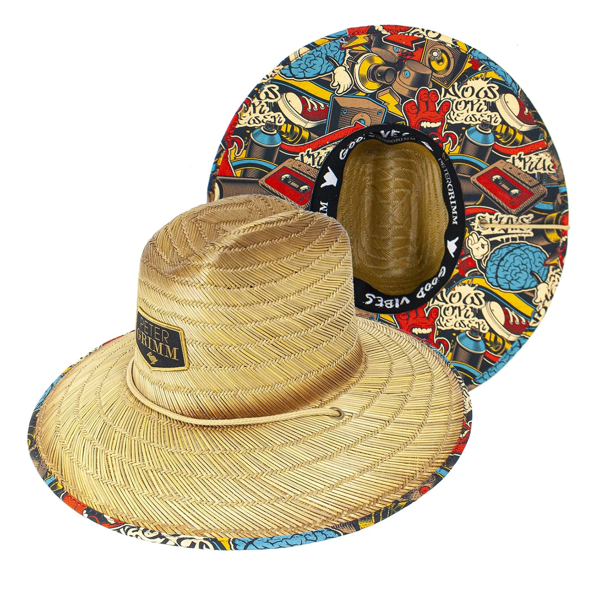 Peter Grimm Spray On - Straw Lifeguard Hat