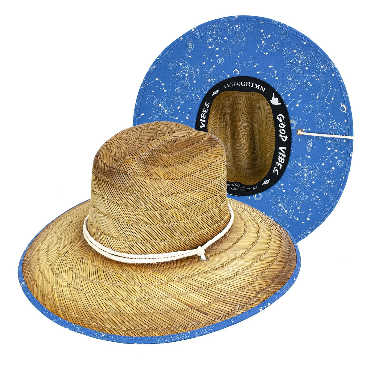 Peter Grimm Star Tracker - Straw Lifeguard Hat