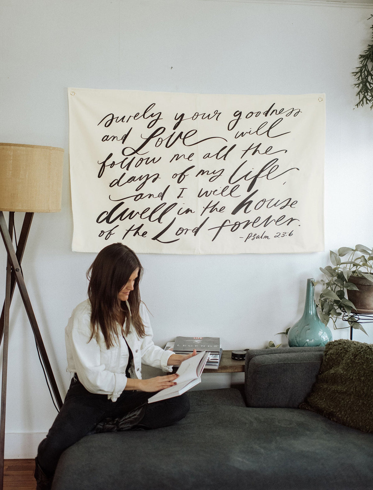 Large Canvas Banner: Surely your Goodness