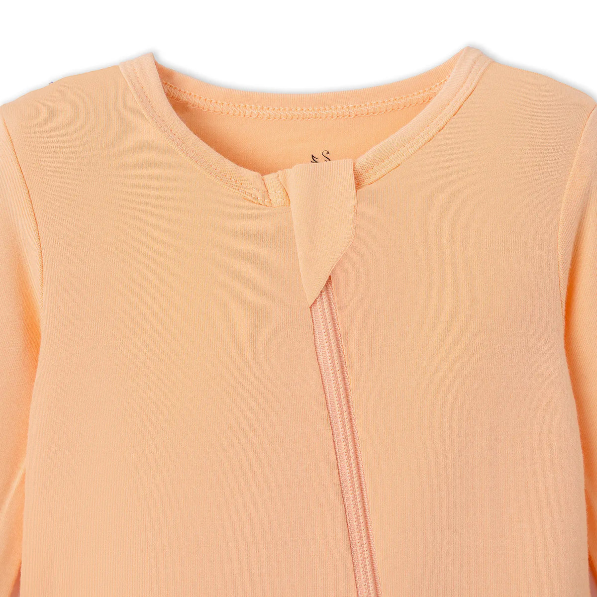 Peach Fuzz Convertible Footie Pajamas
