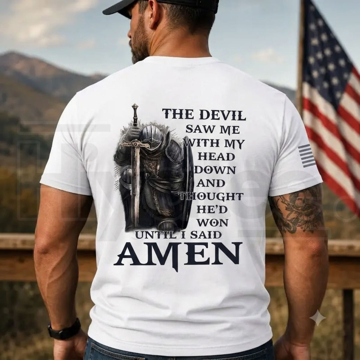 TRENZ SHIRT COMPANY Men's Christian Message T-Shirt – Minimalist Cotton Short-Sleeve Tee