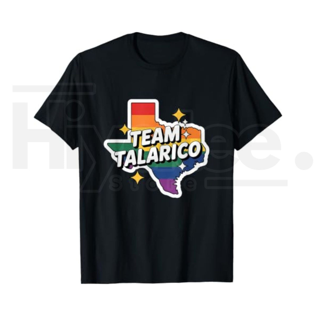 Talarico For Texas Rainbow T-Shirt – LGBTQ Gay Pride Political Graphic Tee