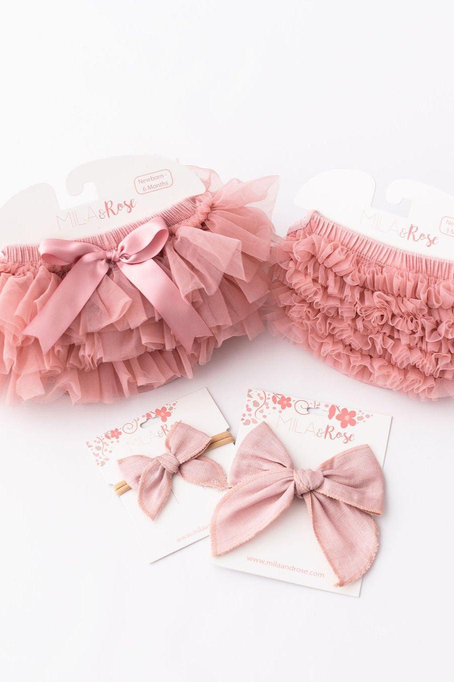 Vintage Pink Ruffle Tutu Bloomer