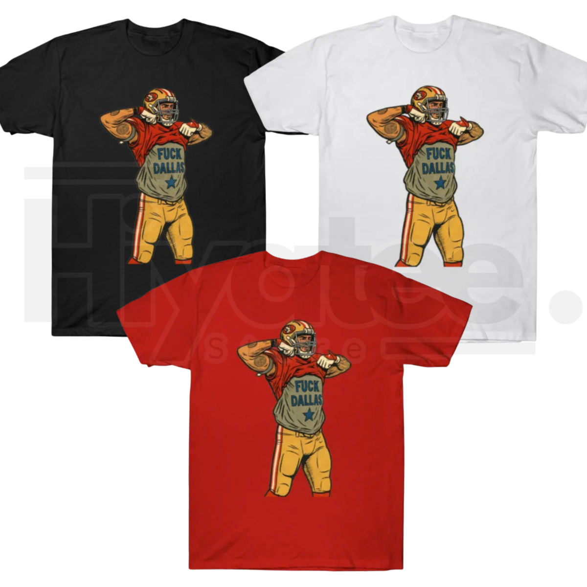 Vintage San Francisco City Football T-Shirt – Retro Comic Style Game Day Tee