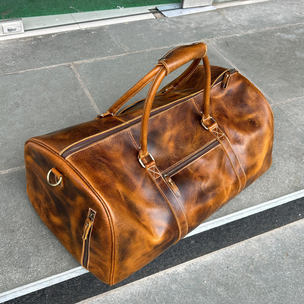Heritage Buffalo Leather Duffel Bag
