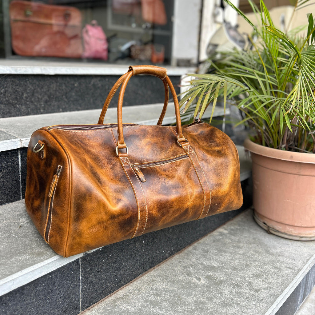 Heritage Buffalo Leather Duffel Bag