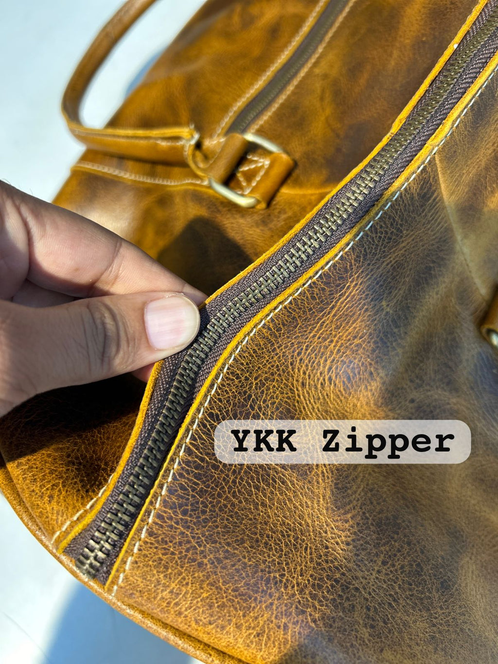 Heritage Buffalo Leather Duffel Bag