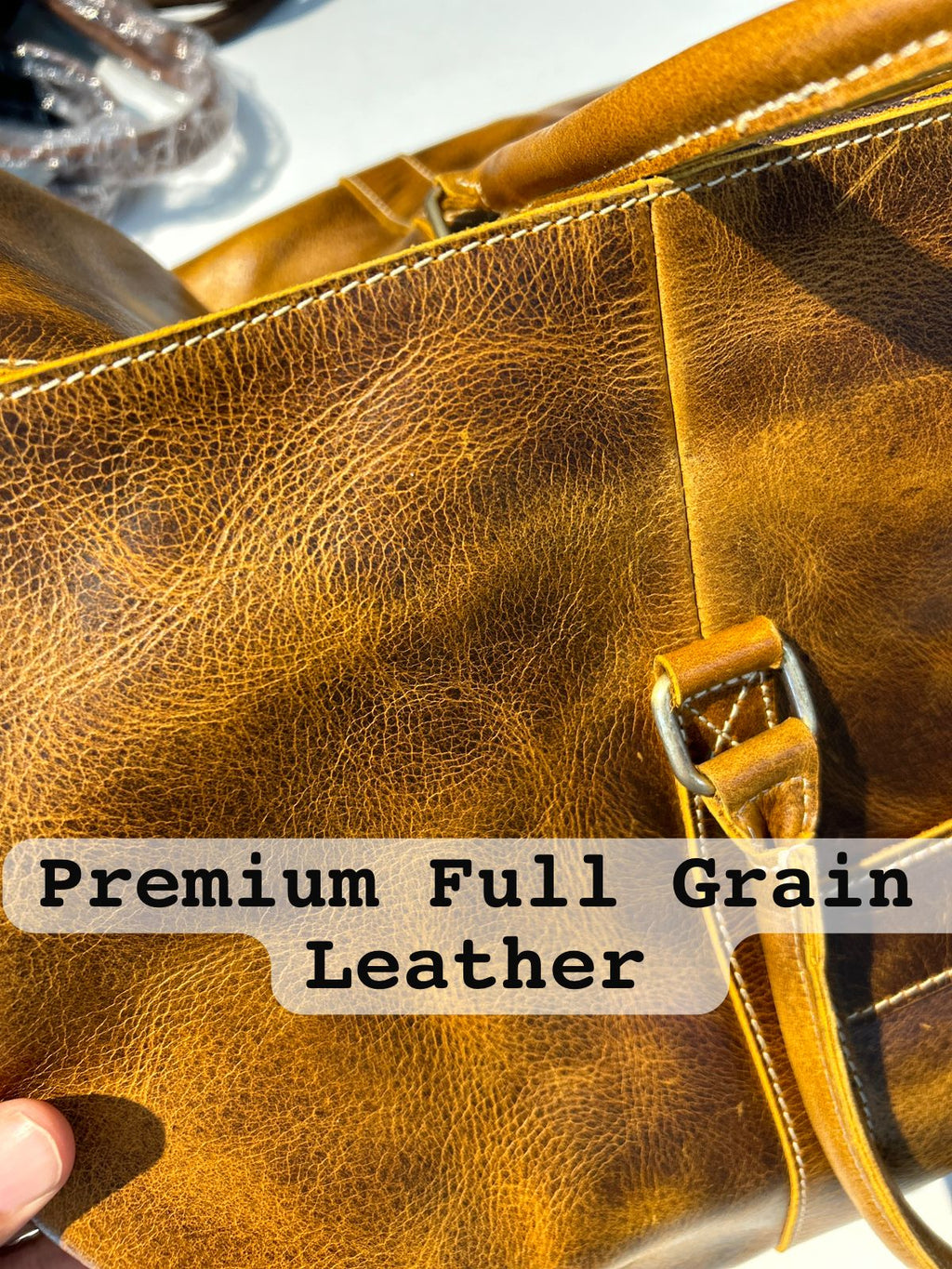 Heritage Buffalo Leather Duffel Bag