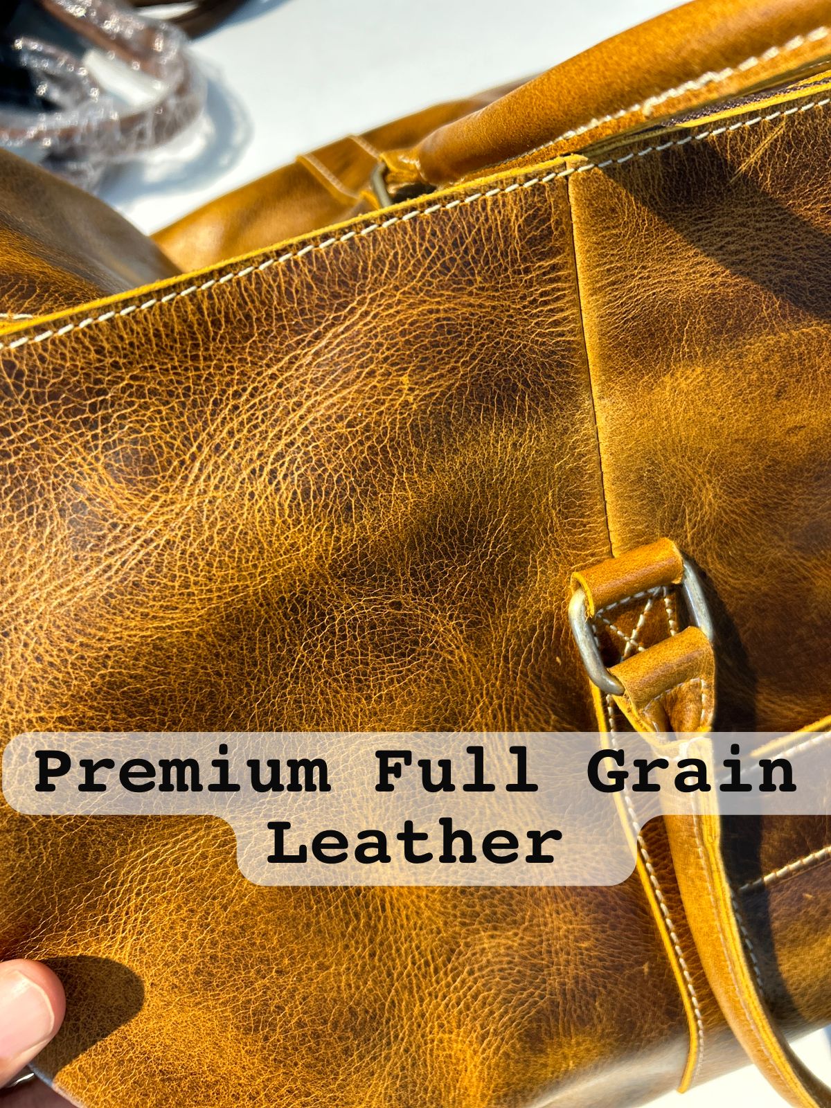 Heritage Buffalo Leather Duffel Bag