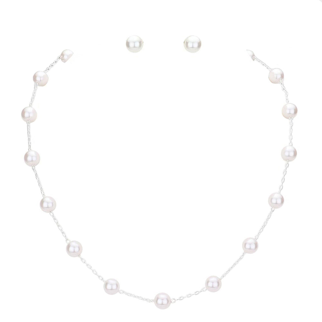Metal Station Necklace