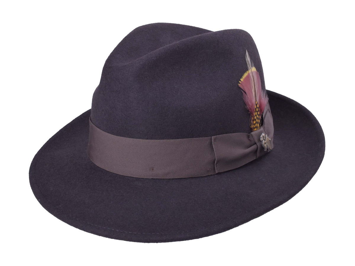 Wool Felt Fedora Deluxe Hat — Men's Classic Style