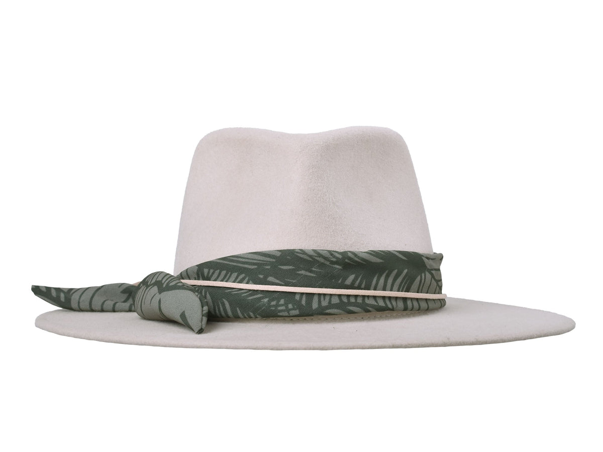 Wool Felt Hat Rain Forest