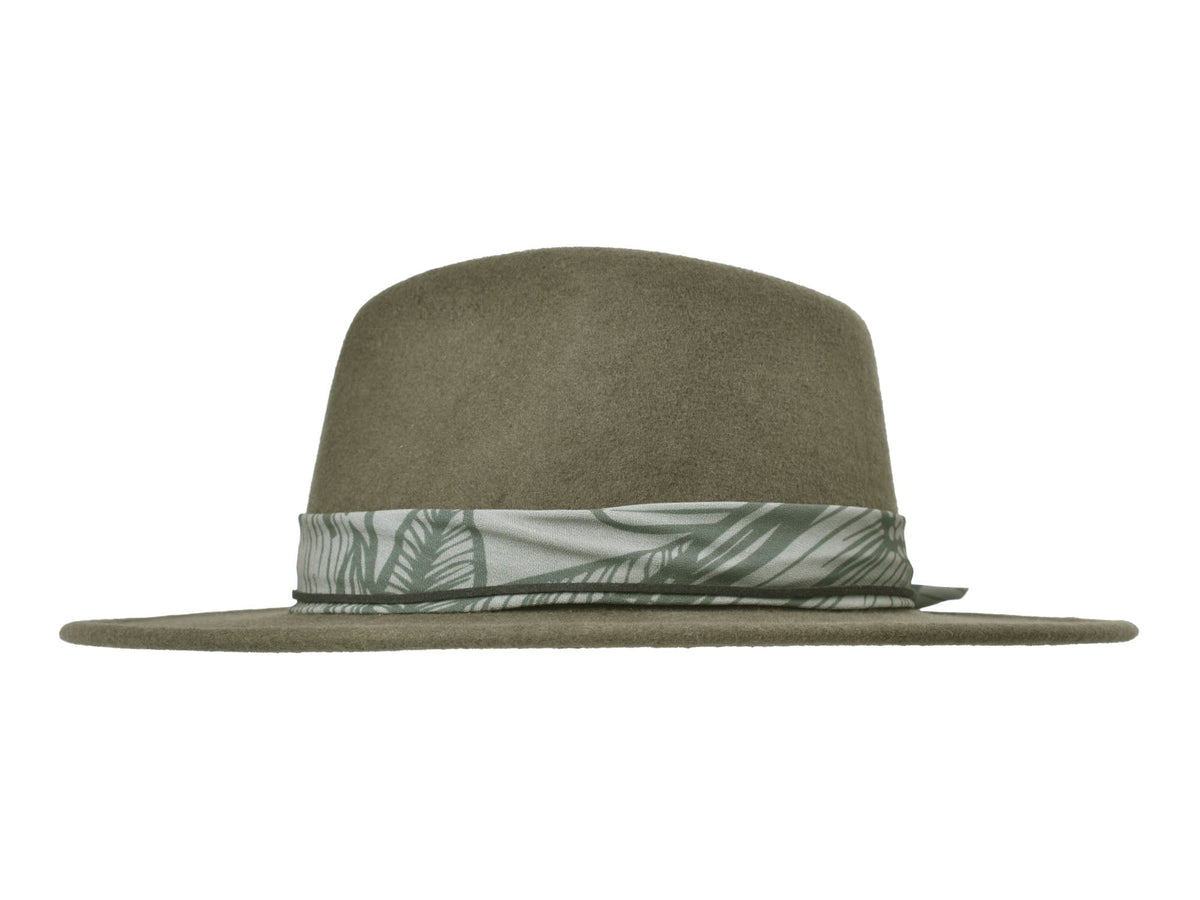Wool Felt Hat Rain Forest