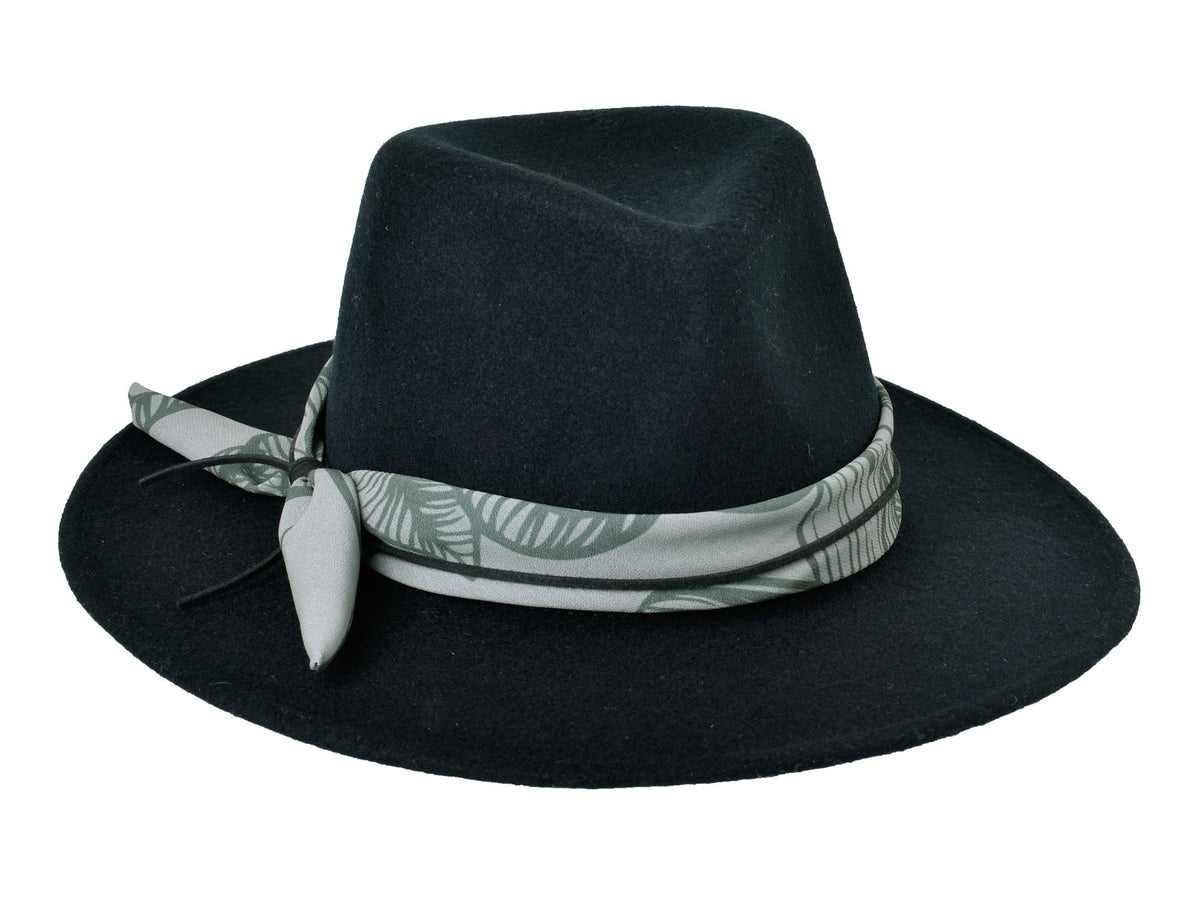 Wool Felt Hat Rain Forest