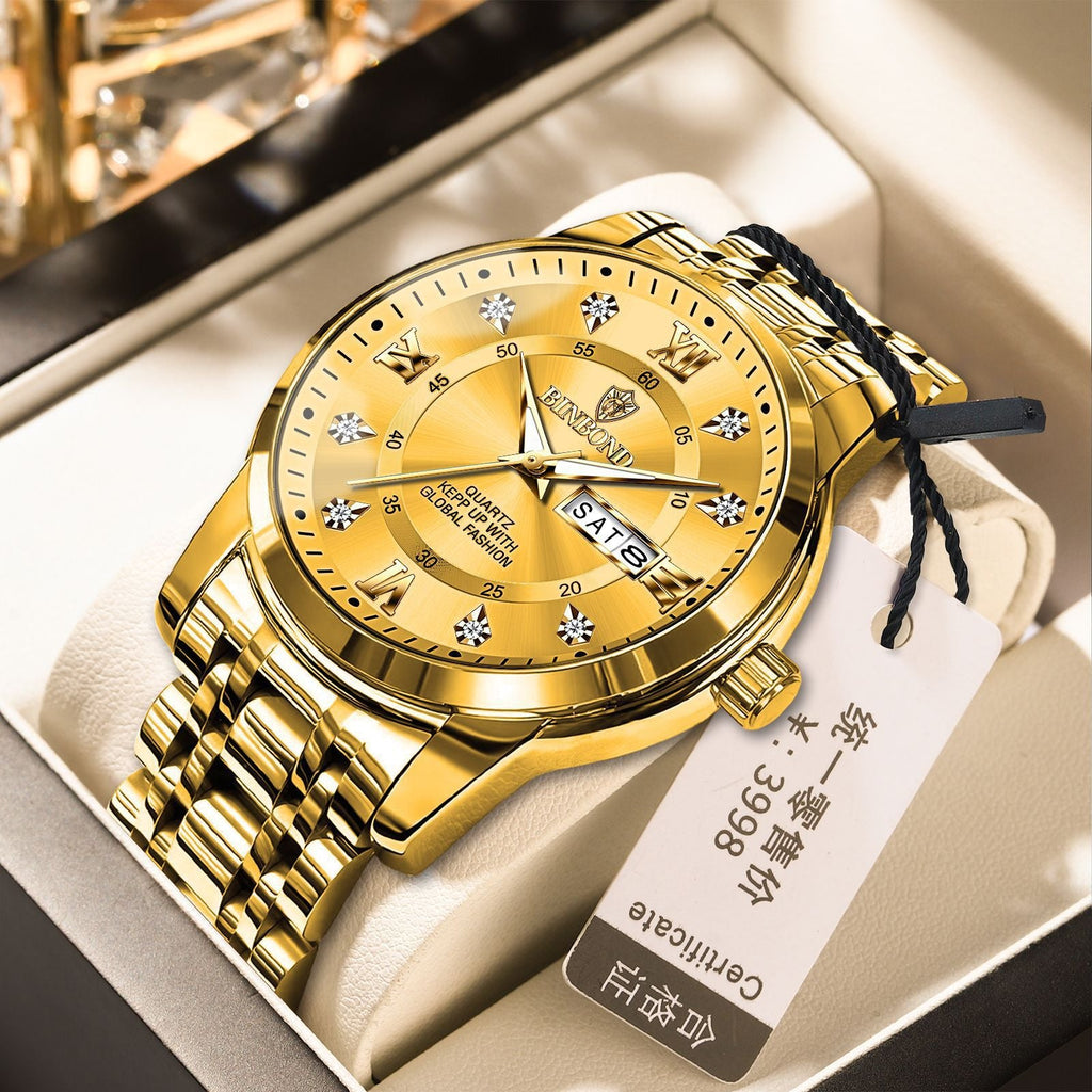 Binbang Business Light-Luxury Quartz Watch For Men