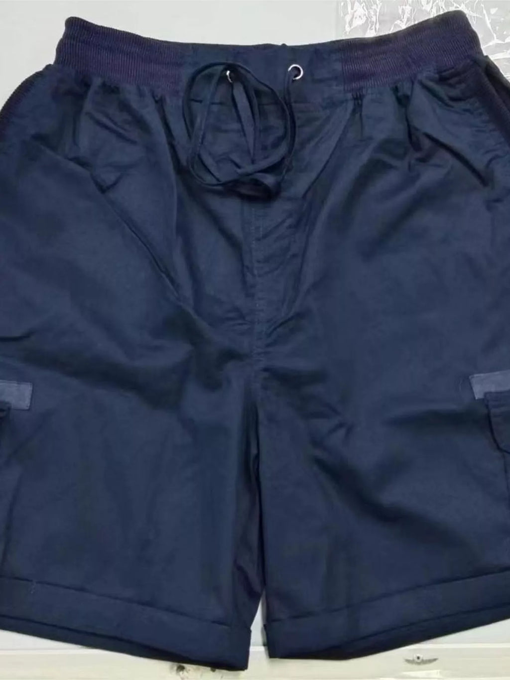 Full Size Drawstring Cargo Shorts Plus Size