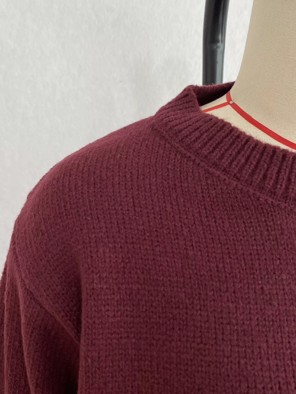 Heart Pattern Round Neck Sweater