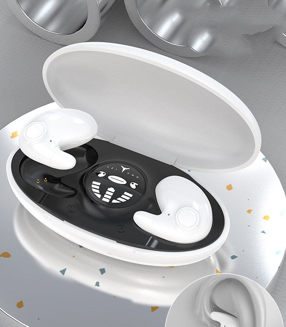 Mini Invisible Sleep Wireless Bluetooth Headset Stereo Sport Game Earphone With Fast Charging Case High Sound Quality Headphone