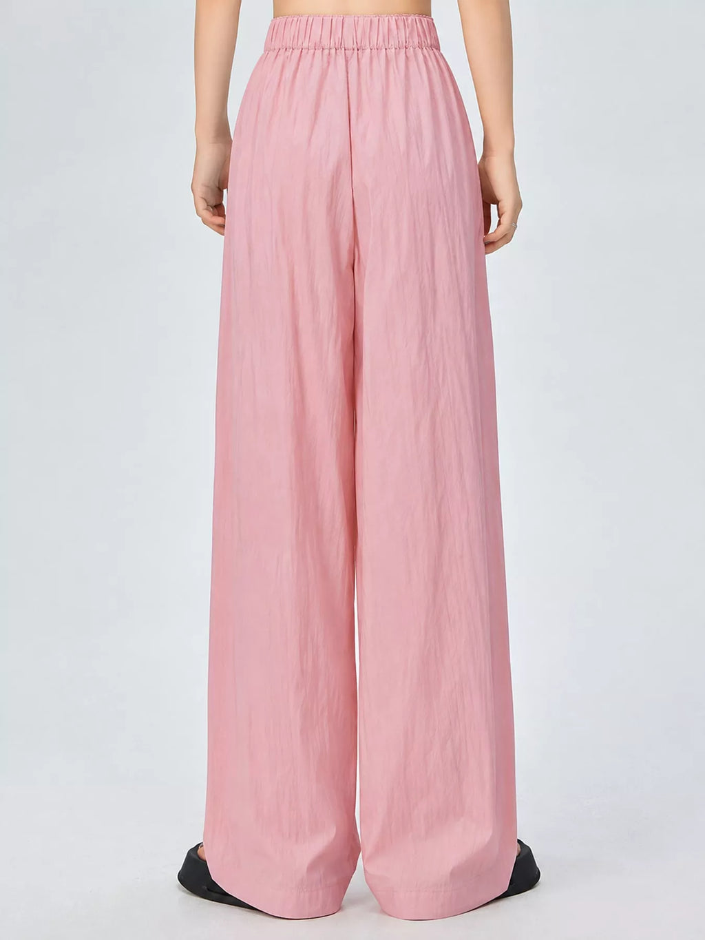 High-Waisted Loose Fit Wide-Leg Casual Pants