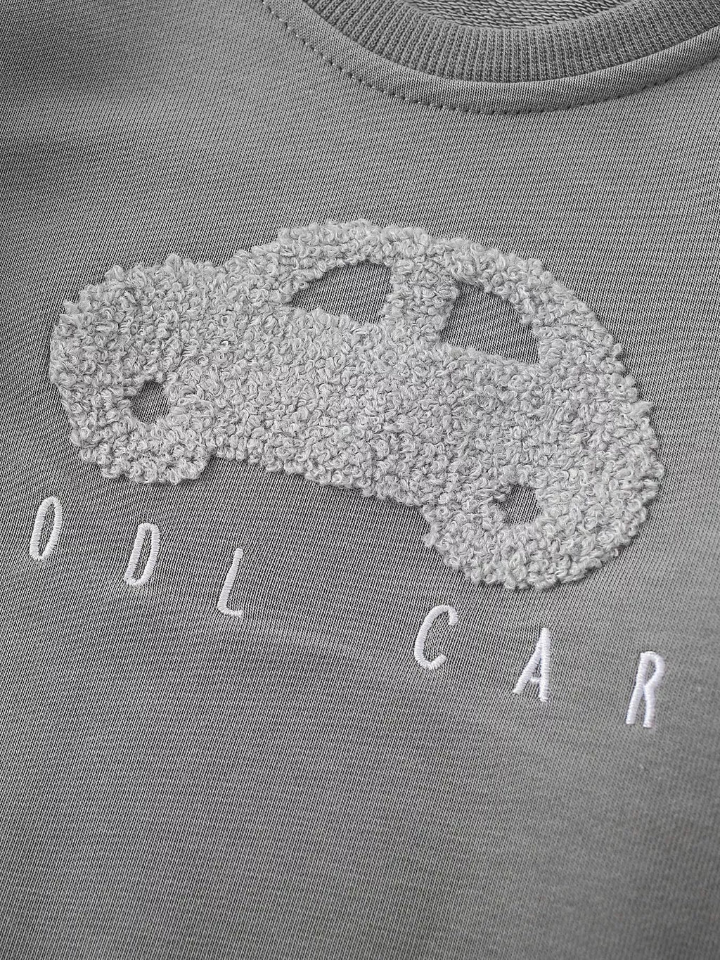 Children's Car Applique Crew Neck Sweatshirt