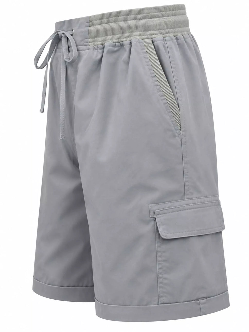 Full Size Drawstring Cargo Shorts Plus Size