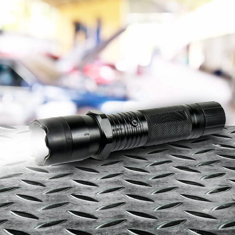 All Metal Stun Gun 4.9m Volt with LED Flashlight