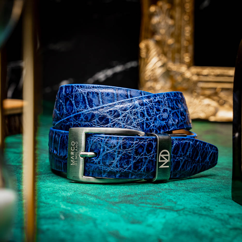 Emilio Belt Antique Navy