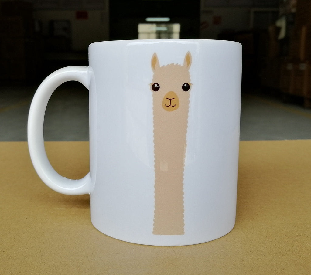 Alpaca Watching Coffee Mug