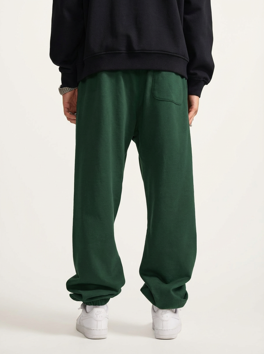 Apollo Heavyweight Cotton Green Sweatpants