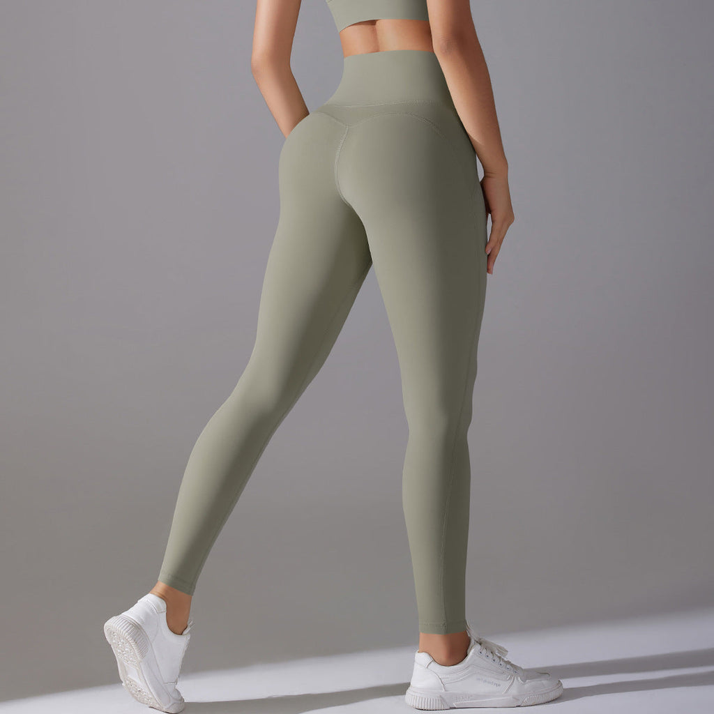Internet Celebrity High Waist Hip Lift Nude Feel Hot Pants Yoga Pants Women