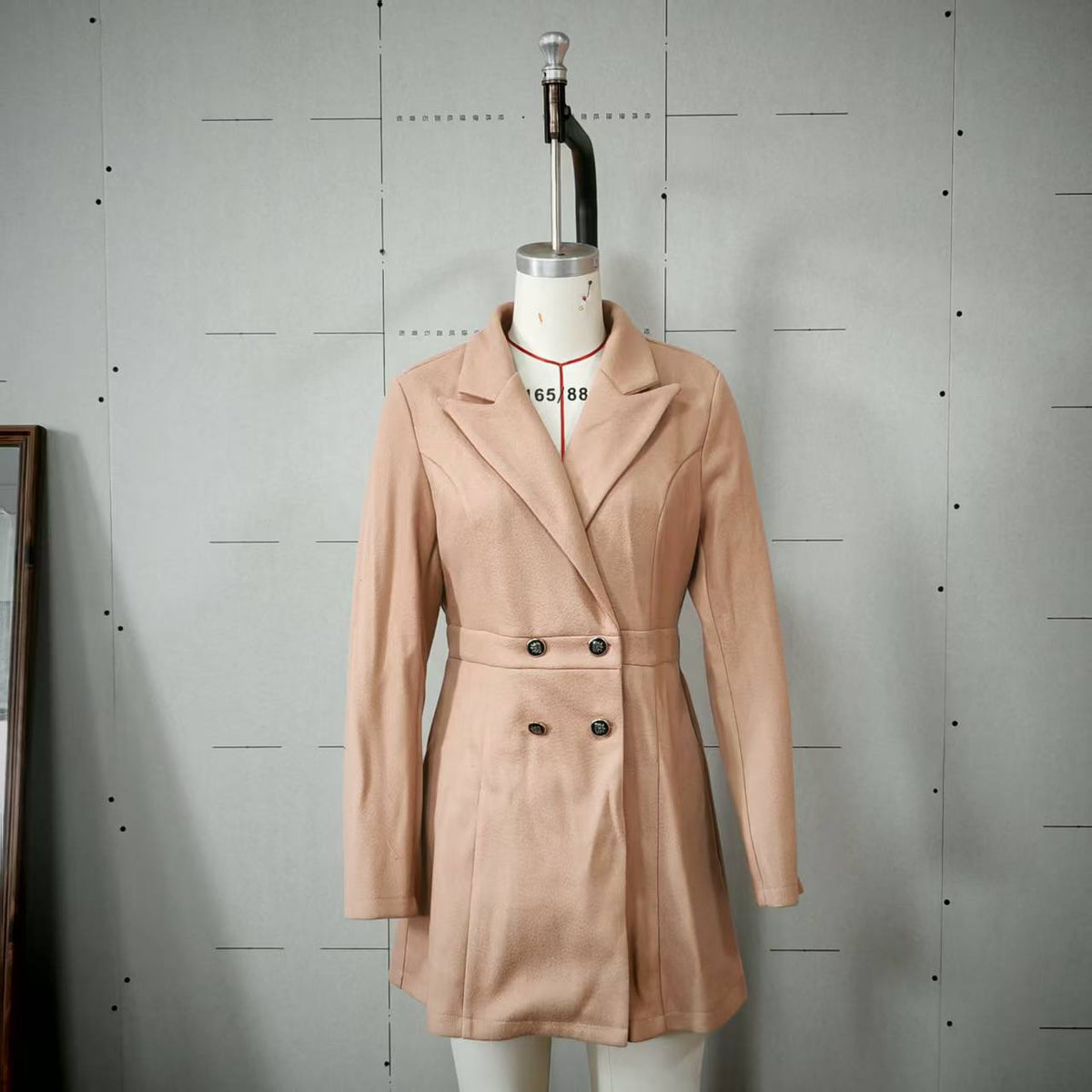 Double-breasted Slim-fit Blazer For Women