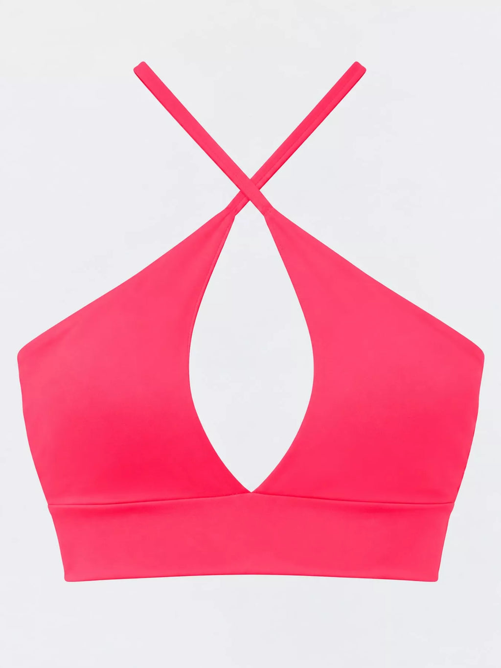 Halter Neck Cut-Out Crop Cami