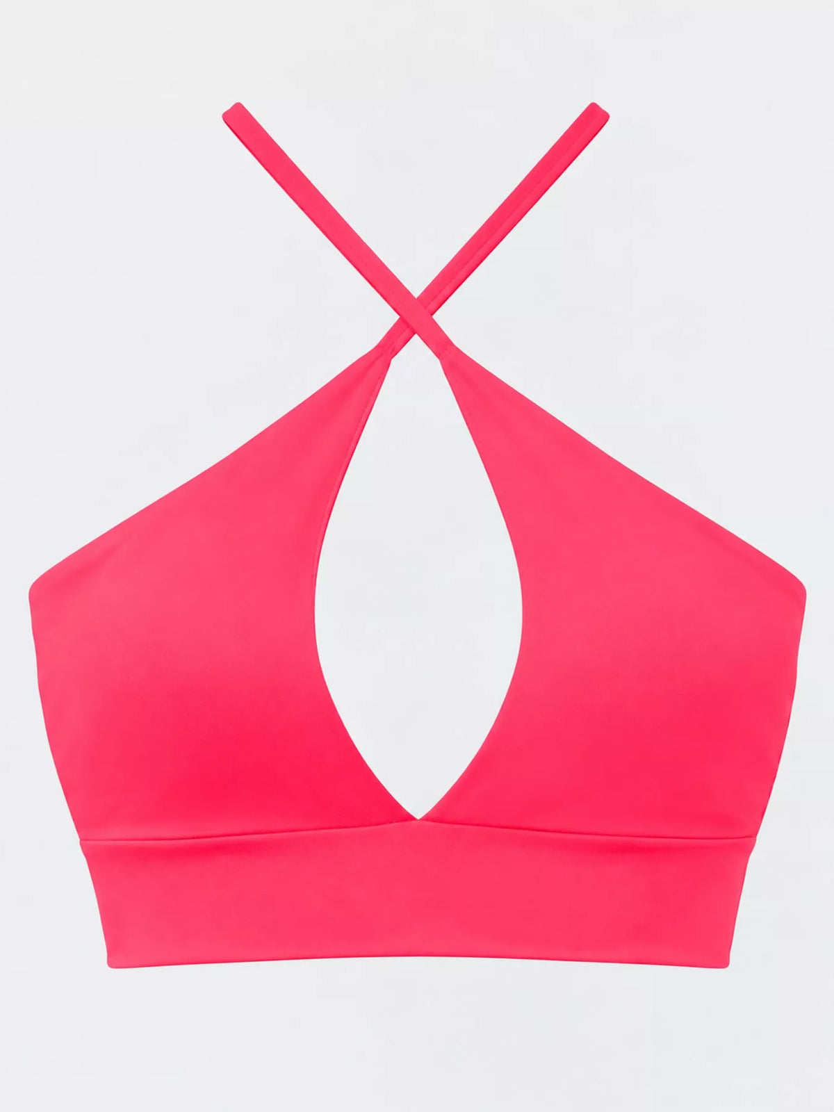 Halter Neck Cut-Out Crop Cami