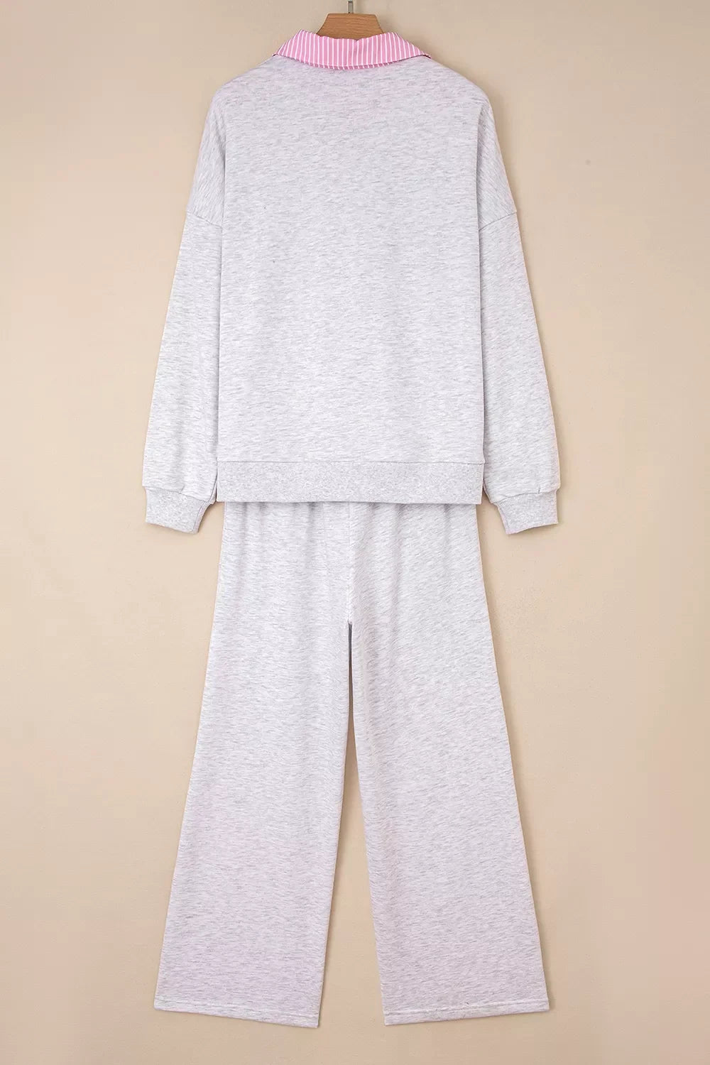 Dropped Shoulder Sweatshirt and Drawstring Pants Set