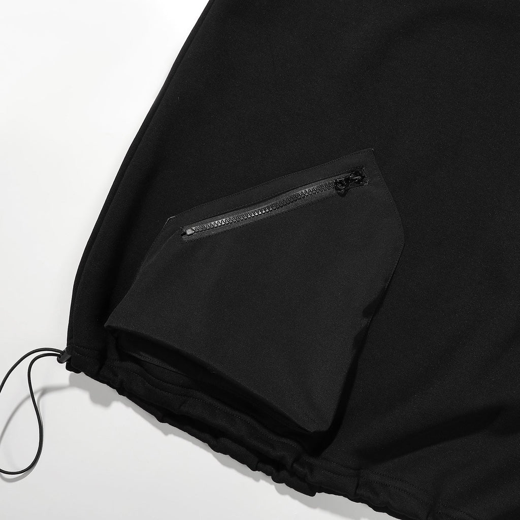 HiH33 Black Utility Hoodie