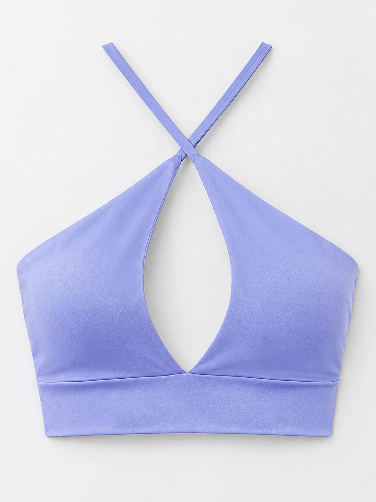 Halter Neck Cut-Out Crop Cami