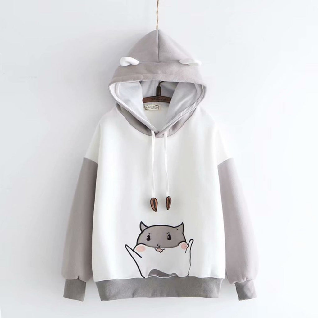 Forest Women's Autumn And Winter Clothing With Fleece Hoodie For Women