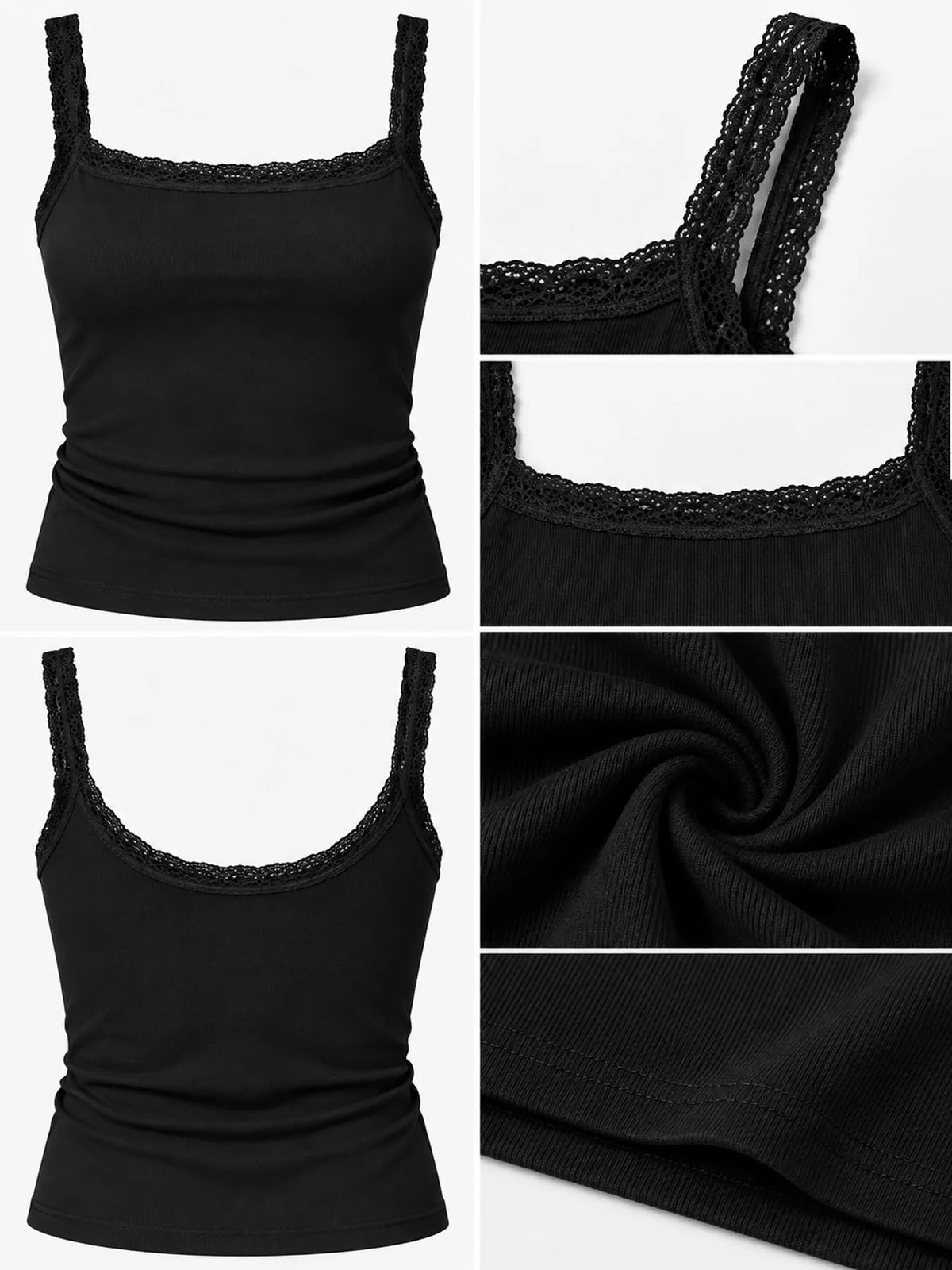 Lace Detail Cami Top
