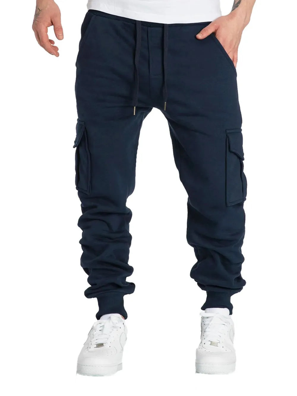 Men's Drawstring Pants with Pockets