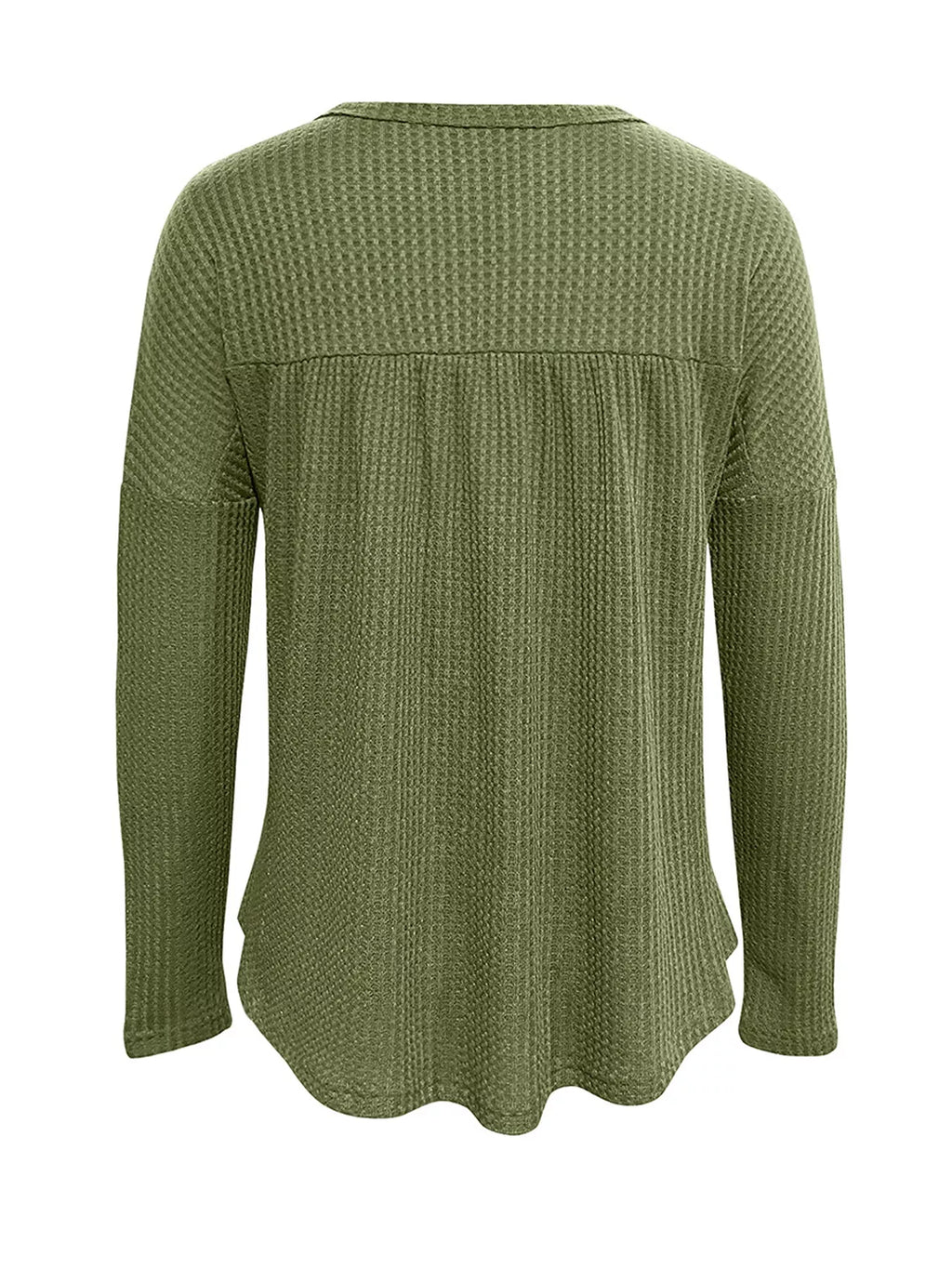 Textured Long Sleeve Peplum Top