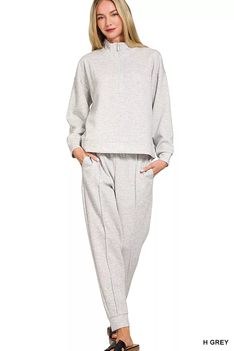 Scuba Half Zip Pullover and Jogger Set